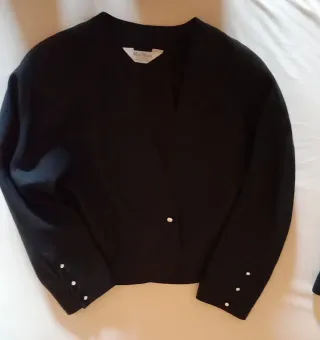 Tailleur Max Mara Lino Nero Made in Italy