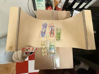 Rampa Finger Skate Madera U para dedos