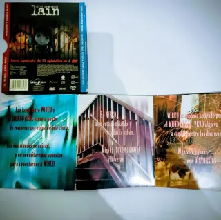 Anime Lain Serial Experiments DVD historico