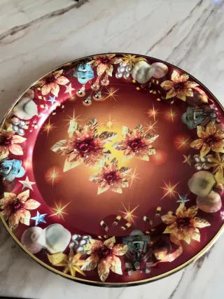 Vassoio Natale Decorato