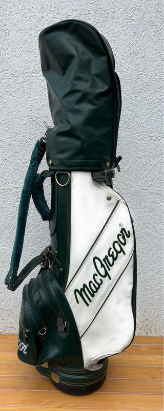Sacca da golf MacGregor verde e bianca