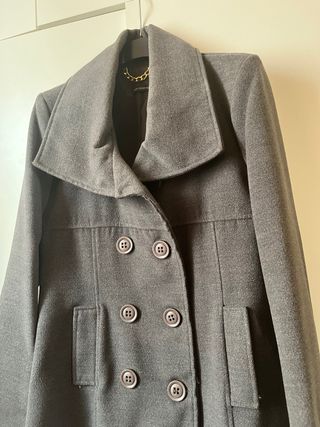 Cappotto doppiopetto grigio