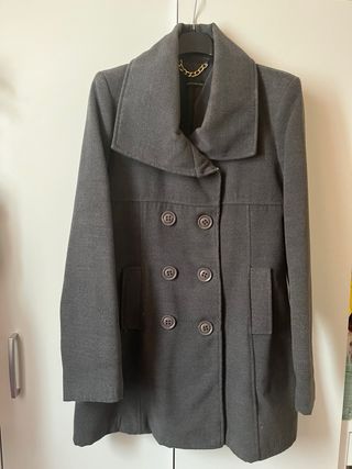 Cappotto doppiopetto grigio