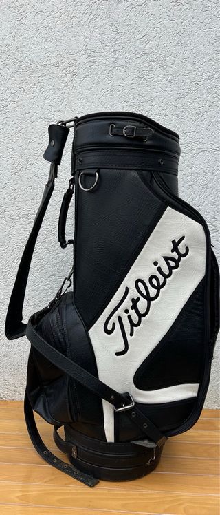 Sacca da golf Titleist nera e bianca