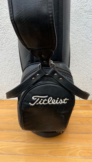 Sacca da golf Titleist nera e bianca