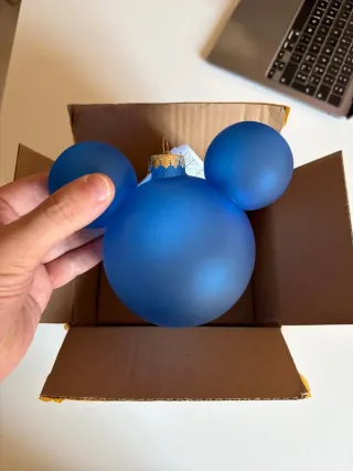 Disney pallina Xmas tree ornaments vetro topolino