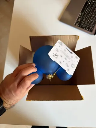 Disney pallina Xmas tree ornaments vetro topolino