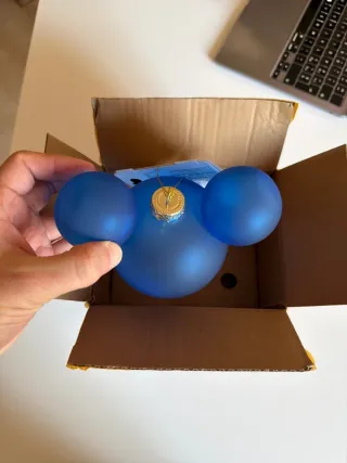 Disney pallina Xmas tree ornaments vetro topolino