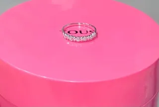 Anillo Tous Oro Blanco Diamantes