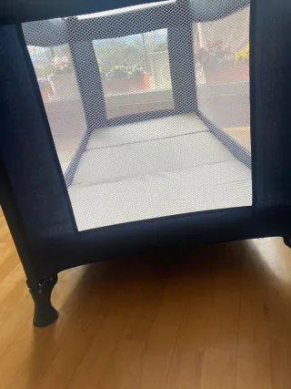 Cuna de viaje con colchón extra