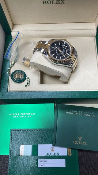 Rolex Sky-Dweller Acero y Oro Negro