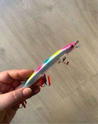 Señuelo pesca minnow flotante 13,5 cm