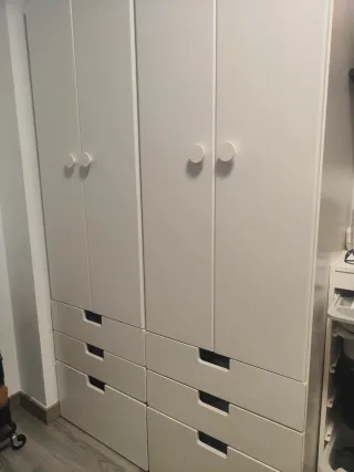 2 Armarios Infantiles  2 bancos almacenajes