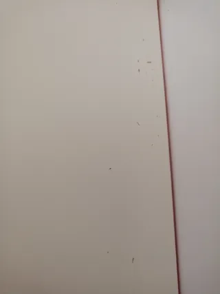 Escritorio Ikea Blanco y Rosa.