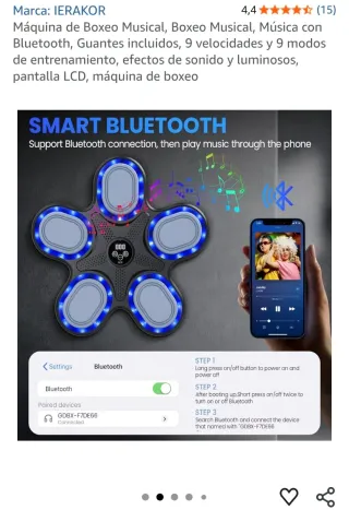 Máquina de Boxeo Musical IERAKOR