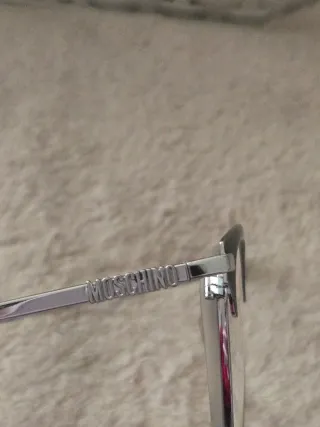 Occhiali Moschino neri e argento