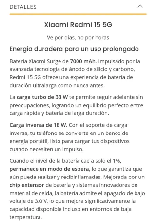 Xiaomi Redmi 15 5G 256GB Verde