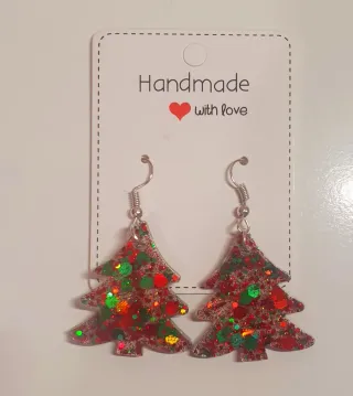 Pendientes árbol de Navidad
