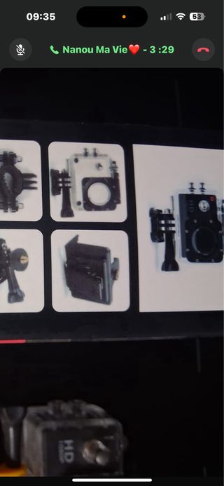 Cámara Deportiva HD 1080p con Flotador Amarillo