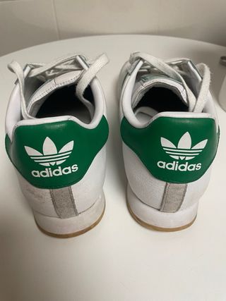 Zapatillas Adidas Samoa Blancas y Verdes 44 2/3