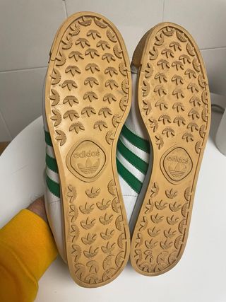 Zapatillas Adidas Samoa Blancas y Verdes 44 2/3