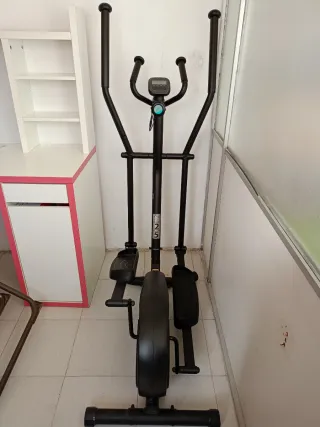 Bicicleta Elíptica Negra Domyos