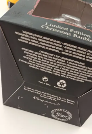 Bola Navidad Pesadilla Antes navidad ed. Limitada