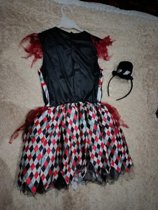 Disfraz Evil Clown niña