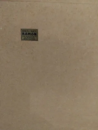 Cuadro Virgen del Carmen B/N Oscuro