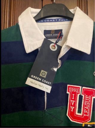 Polo Green Coast Rayas Talla S
