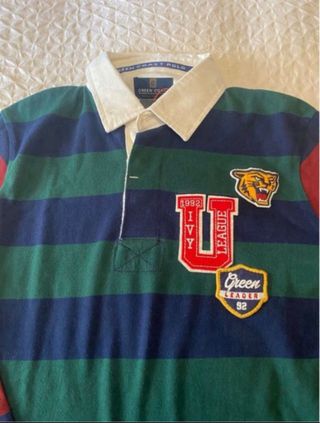 Polo Green Coast Rayas Talla S