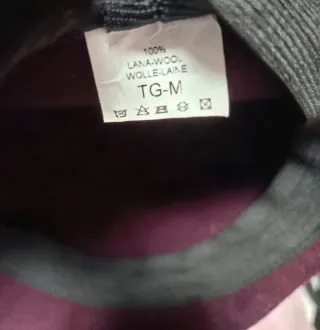 Cappello viola 100x100 lana