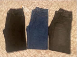 Lote 3 Vaqueros Hombre Talla M