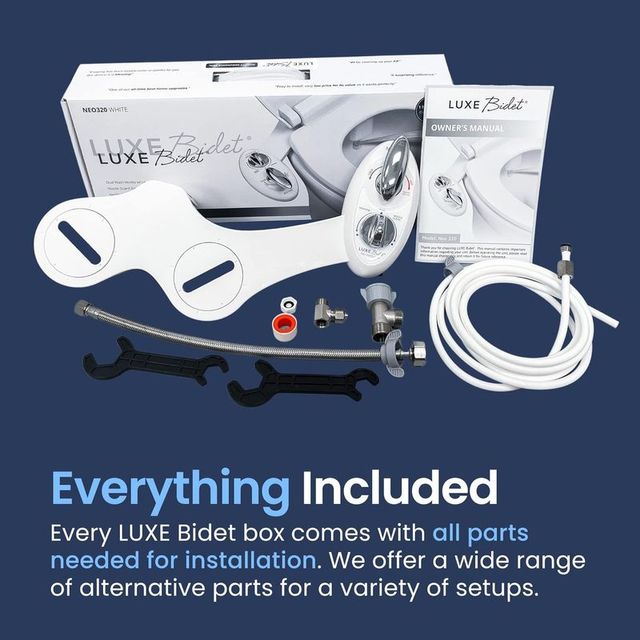 LUXE Bidet NEO 320 - Agua fría y caliente, autolim
