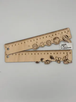 Reglas de madera personalizadas