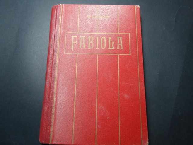 ANTIGUO 1931-Libro Antiguo Fabiola 1931
