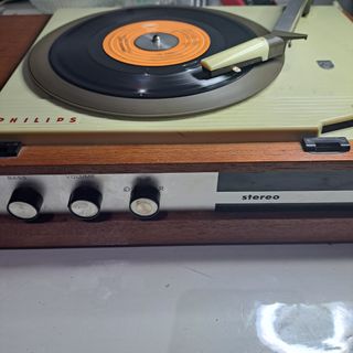 Tocadiscos Philips Madera Stereo Vintage
