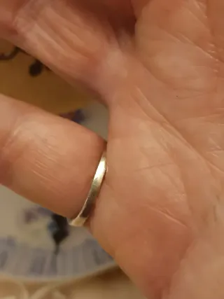 Anillo Plata de Ley Diseño Hojas