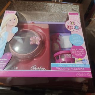 Lavatrice Barbie con accessori inclusi