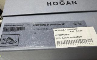 Sneakers Zapatos Hogan beige y doradas. Talla 37.5