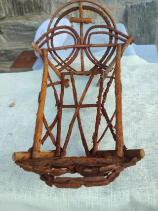 Cuna para Niño Jesús de madera