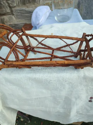 Cuna para Niño Jesús de madera