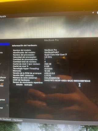 MacBook Pro 15 (2012) 16GB RAM SSD 1TB