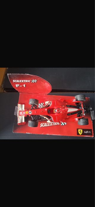 Coche Scalextric F-1 Ferrari Rojo