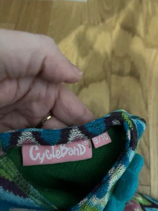 Vestito bimba cycleband fantasia zig-zag