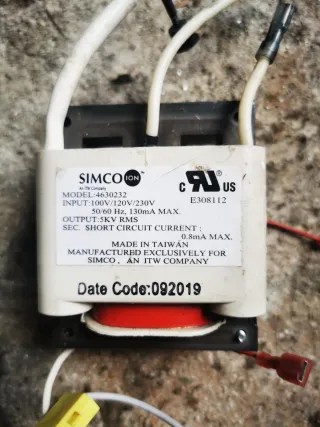 Transformador Aislamiento SIMCO 5KV RMS