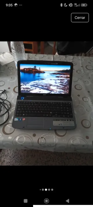 Ordenador portátil Acer azul