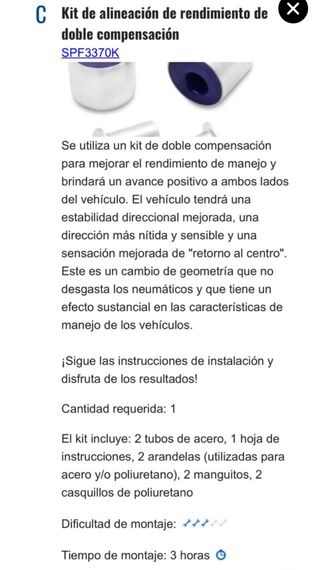 Silenblocks SuperPro Delanteros Ford Focus RS mk3