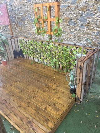 Tarima de madera exterior