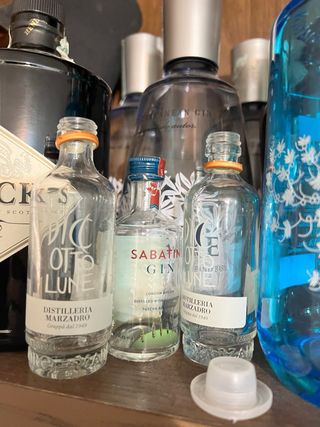 Bottiglie da collezione vuote